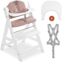 Set de Tronas de Bebé Evolutivas con Bandeja y Cojín de 2 Piezas |   Trona de madera regulable |   Silla Alta para Niños desde 6 Meses con Accesorios - details 23
