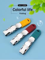 2025 nuevo Mini cortador de uñas ultrafino, cortaúñas plegable de acero inoxidable, cortaúñas, tijera para uñas de los pies, manicura y pedicura - details 0