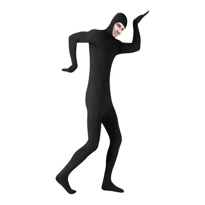 Traje Invisible Morph Zentai para hombre y mujer, disfraz de cara abierta de LICRA, Cosplay BSSM - 1