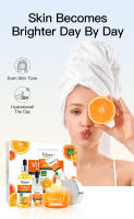 Disaar-Juego de cuidado Facial con vitamina C, limpiador Facial que desvanece las ojeras, crema para ojos, esencia para aclarar las manchas, cuidado VC - details 12