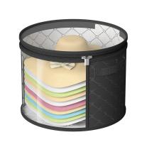 Cubo de almacenamiento plegable para sombreros, bolsa de almacenamiento para sombreros con ala transparente de gran capacidad, bolsa de almacenamiento transparente a prueba de humedad para ropa, sombrero, bolsa de almacenamiento de juguetes - details 4