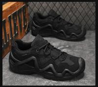 Zapatos deportivos para hombre, novedad de 2025, botas planas para correr, zapatos de senderismo antideslizantes de alta calidad, zapatos de senderismo al aire libre con suela de goma para hombre - details 19