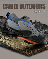 Zapatos de senderismo antideslizantes para hombre, zapatillas de cuero impermeables para exteriores, deportes de montaña, zapatos de viaje cómodos, escalada, Trekking - details 3