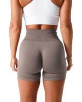 Pantalones Cortos de Spandex sin Costuras Ropa Deportiva de Ajuste Suave para Fitness y Yoga - details 7