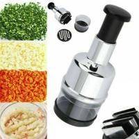 Dicer Manual práctico para el hogar, prensa Manual, cortador de ajo, fruta, procesador de alimentos vegetales, picadora de cebolla - details 0