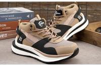 Botas de trabajo de alta calidad para hombre, zapatillas de seguridad antipinchazos, puntera de acero, calzado protector indestructible, moda 2023 - details 26