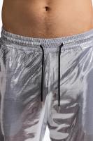 Modo Superficie brillante estampage à chaud hommes pantalons décontractés Harajuku Hip Hop Disco danse Streetwear cordon discothèque pantalon - details 22