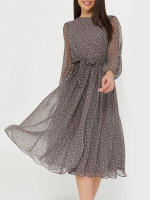 Vestido de cintura con lazo floral estilo casual de vacaciones para mujer Primavera Verano - details 18