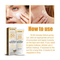 Protector solar orgánico de verano para rostro y cuerpo, bloqueador solar para exteriores, aislamiento, protección UV SPF 50, blanqueamiento hidratante no graso - details 3