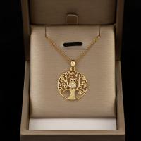 Collar con colgante de árbol de la vida para hombres y mujeres, búho universal, temperamento - details 2