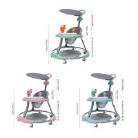 Andador Plegable Azul/ Verde / Rosa para Bebé, Juguete Acolchado, Sentado para Pararse, Rueda silenciosa de PVC - details 1