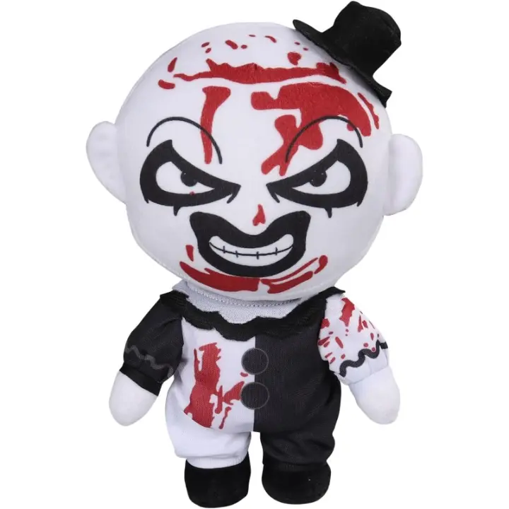 Juguete de peluche de payaso artístico, muñeco de almohada de peluche de payaso de arte asesino sangriento suave para niños y adultos - 1