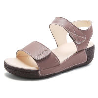 Sandalias de tacón de cuña de verano para mujer - details 1