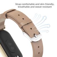 Mi Band 7 6 5 4 3 Correa de cuero Accesorios de repuesto para pulsera - details 4
