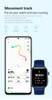 Reloj inteligente con pantalla completamente táctil de 2,02 pulgadas, oxígeno, presión arterial, prueba de frecuencia cardíaca, recordatorio de llamadas entrantes, IP67 - details 10