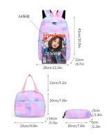 OKKID Set de Mochilas para Niñas 3pcs Bolsa de Escuela Primaria para Edades 7-12 - details 7