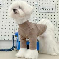 Ropa Suave para Mascotas Camiseta para Perros, Sudadera, Suéter de Cuello Alto 5 Tamaños - details 5