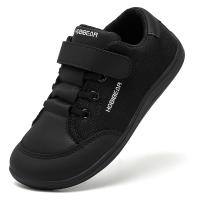 Zapatos De Tobillo Ancho Para Niños HOBIBEAR Zapatillas Minimalistas De Piel Sintética Y Malla Ligera Con Enganche Para Niños Y Niñas - details 15