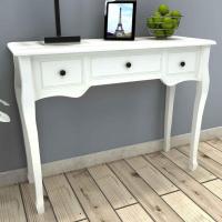 Mesa de entrada recibidor consola 3 cajones madera MDF mesa auxiliar pasillo vestíbulo comedor teléfono llaves mueble aparador tocador - details 18