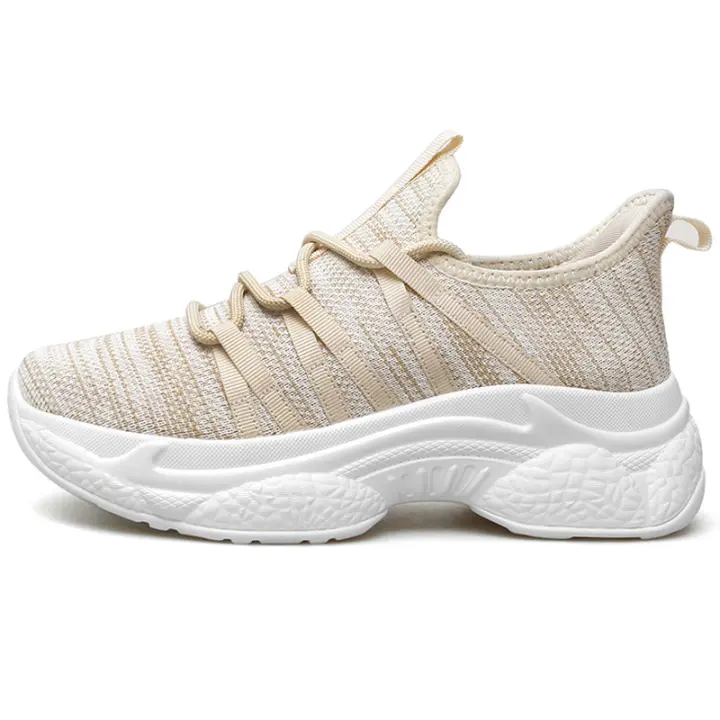 Correr ligero con suelas de caucho natural, zapatos antideslizantes de gimnasio para mujer - 1