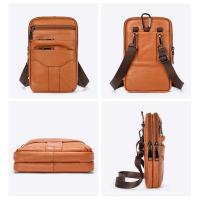 Bolso de Hombro de Cuero Genuino para Hombres Bolso Mensajero de Alta Calidad - details 18
