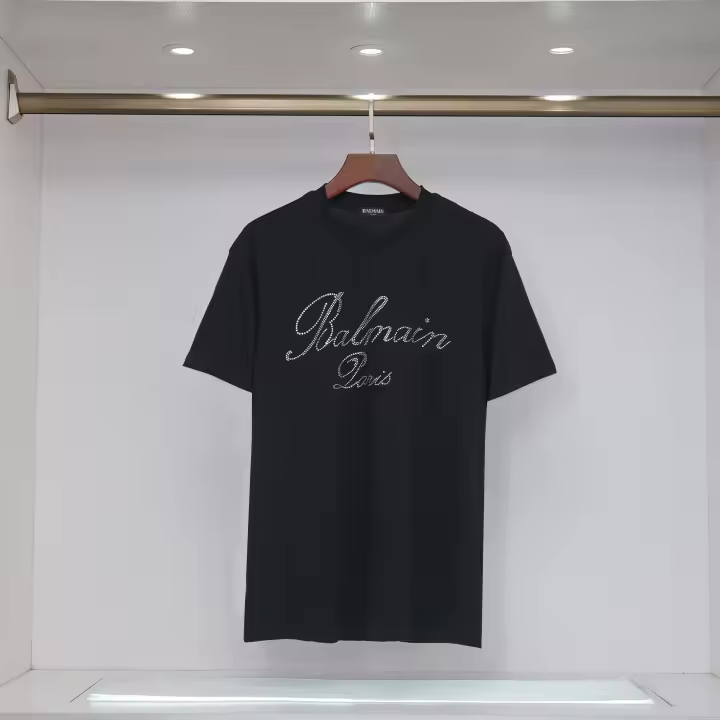 Camiseta Deportiva de Algodón Puro para Hombres Cuello Redondo, Impresión Delantera, Estilo Casual para el Verano - 1
