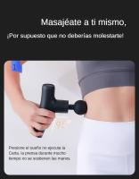 Pistola de Masaje Muscular MUKASI, Masajeadora Cervical y de Espalda, 4 Niveles Ajustables, 4 Cabezas de Masaje, Carga Tipo-C, Pistola de Masaje Profesional para Aliviar Dolor Muscular - details 10