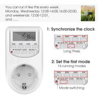 Interruptor Digital Programable Ciclo Repetitivo Limitado de 24 Horas Control de Bomba de Agua 110V/220V Adecuado para Jardín y Riego al Aire Libre - details 3