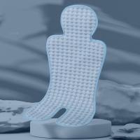 Forro para cochecito de bebé, alfombrilla refrescante para cochecito de bebé, cómodo cojín para cochecito de bebé, transpirable, Color sólido - details 7
