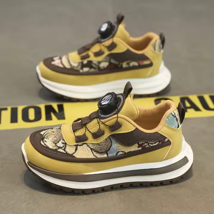 Zapatillas Deportivas Giratorias con Luz para Niños y Niñas Comodas y Versátiles para 2025 - 1