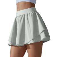 Falda Deportiva de Yoga Vestido de Tenis Ajustado Pantalones Cortos con Bolsillos para Verano - details 0