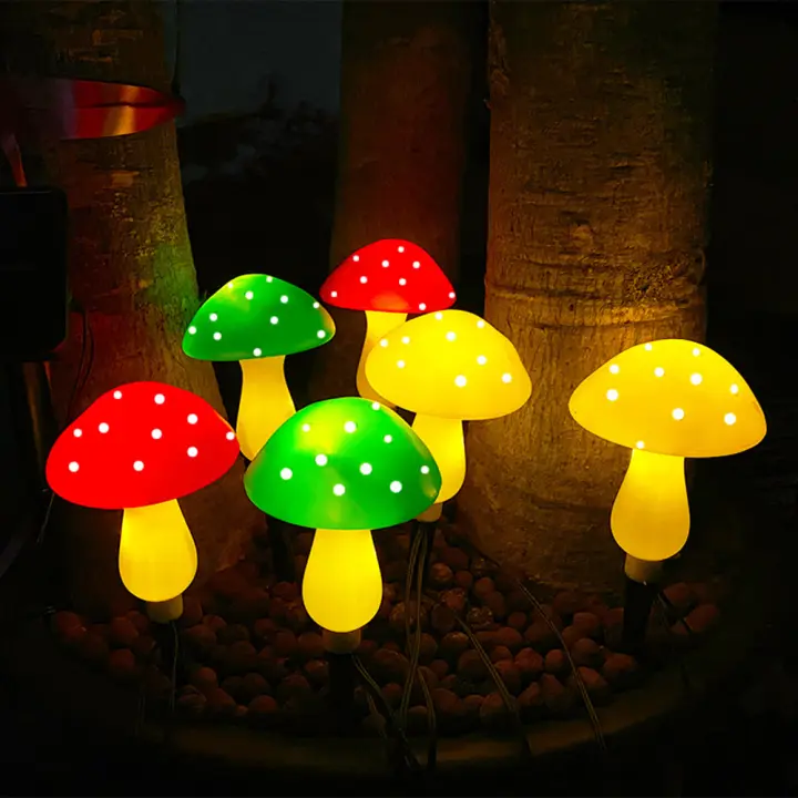 Luz Solar De Seta para decoración de jardín, lámpara impermeable de 8 modos para exteriores, camino, paisaje, patio, Pascua, Halloween, navidad - 1