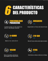Tijeras de podar eléctricas profesionales SWANSOFT 758 de 40 mm con batería de 4Ah+4Ah y pantalla LED para podar árboles - details 1