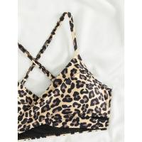 Bikini de mujer con estampado de leopardo, traje de baño sexy individual, conjunto de dos piezas - details 6