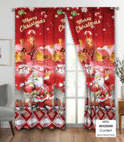 Cortinas de Fiesta Navideñas Kurtina Venta de Cortina Roja Verde para Decoración de Habitación - details 3