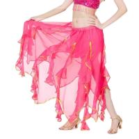 Gasa española para mujer, borlas brillantes, vestido largo, disfraces de actuación, accesorios de danza del vientre - details 2