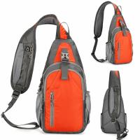 Bolso de hombro deportivo informal para hombre y mujer, bolsa de pecho multifuncional impermeable, correa ajustable, riñonera cruzada duradera - details 21