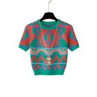 Pulóver de Punto Transpirable Suave Moda Casual Coreana para Primavera-Verano 2024 - details 1