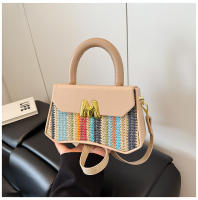 Moda arco iris portátil pequeño cuadrado bolsa 2025 primavera nueva luz de lujo bolsa de las mujeres versátil texturizado axilas bolsa de hombro - details 20