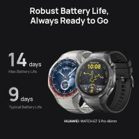Reloj inteligente HUAWEI Watch GT 5 Pro de 46 mm, diseño con bordes afilados, batería con duración de hasta 14 días, reloj deportivo de nivel profesional, seguimiento de salud, - details 8