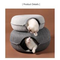 Juguete Interactivo de Doble Uso para Gatos Donut Cat Cama de Mascota Túnel de Gato Equipamiento Deportivo para Gatos Entrenamiento de Gatos - details 7