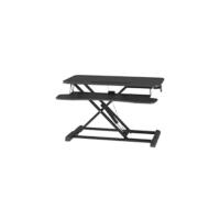 Convertidor de Escritorio Sentado/Pie, Estación de Trabajo de 2 Niveles Ajustable en Altura, con Plataforma de 80x40cm, Elevador Ergonómico, Pantalla de PC, Portátil de hasta 15 kg (Blanco) - details 12