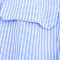 Vestido camisero casual a rayas con cuello de solapa y manga larga para mujer, verano 2025 - details 4