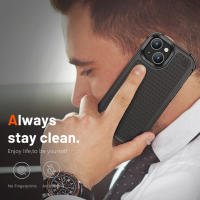 Compatible con iPhone 16 15 14 13 Pro Max Funda para teléfono PC + TPU Protección de doble capa Funda a prueba de golpes - details 12