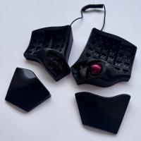 Charybdis MK2 Kit de teclado dividido 4x6 Bluetooth personalizado Inalámbrico/Wried Modo dual Hotswap Rojo Trackball Teclado mecánico dividido Mx Switch Juego Teclado Ergonomía Accesorios De Juegos - details 0