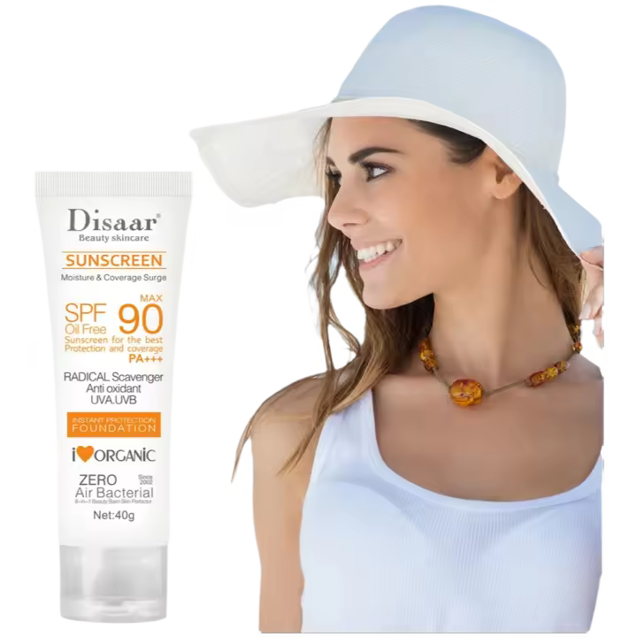 Sunscrn SPF90 + protección contra la radiación UV Lsolation blanqueamiento hidratante brillo Fac cuerpo brazos muslos bloqueador solar piel - 1