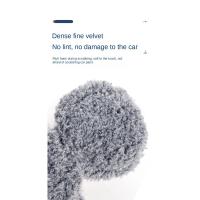 Mopa de Espuma de Lavado de Coche de Doble Cabeza Cepillo de Chenilla para Limpieza de Techo y Ventanas Equipo de Limpieza de Lavandería de Telescópico de Tres Secciones - details 12