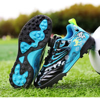 Zapatos de fútbol de marca para niños, zapatillas de fútbol antideslizantes para entrenamiento de campo de césped, tenis de fútbol, zapatillas de fútbol a la moda para niños - details 22