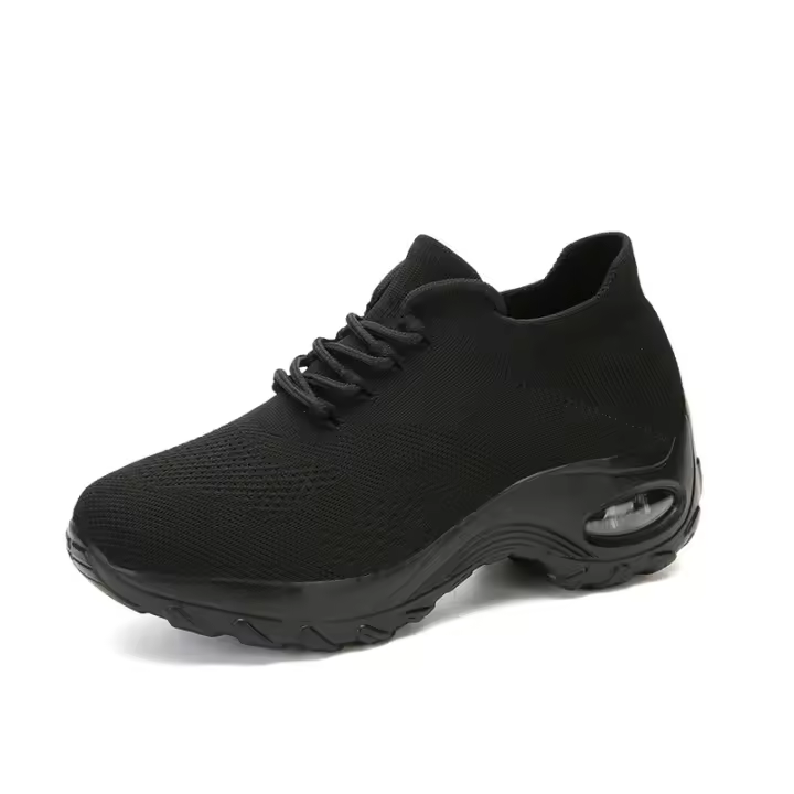 Zapatos de mujer de gran tamaño nuevos zapatos deportivos zapatos de calcetines tejidos voladores de las mujeres zapatos mecedores zapatos casuales para correr - 1