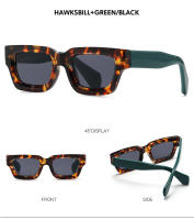 Toyear-gafas de sol cuadradas clásicas para mujer y hombre, lentes de sol de tendencia, diseñador de lujo, gafas de conducción Punk, UV400 - details 9